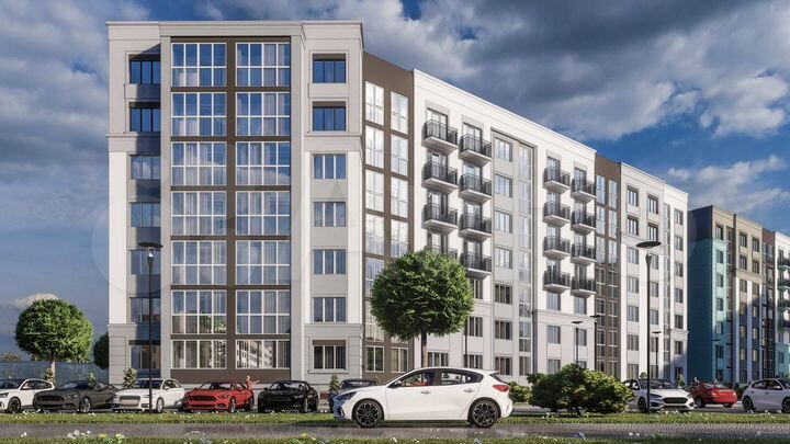 2-к. квартира, 52,3 м², 3/5 эт.