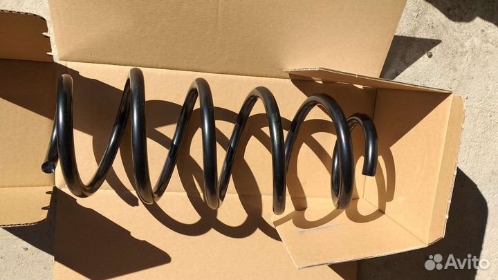 Пружина передняя на skoda superb