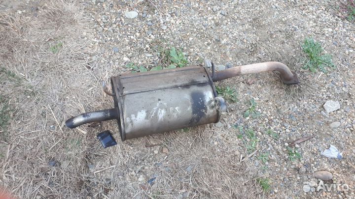 Задняя банка глушителя Hyundai Accent