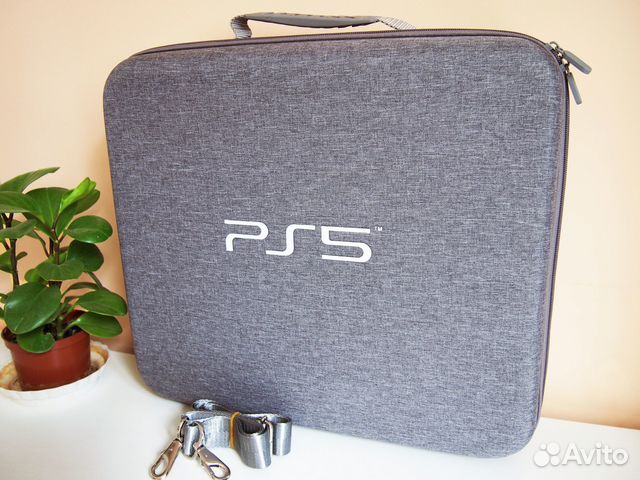 Сумка Кейс PS5 Playstation 5 Серая