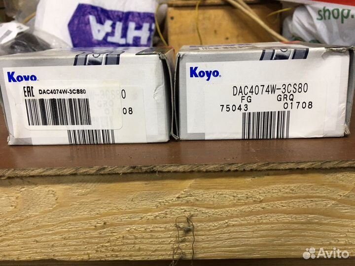 Ступичный подшипник Koyo dac4074w-3CS80