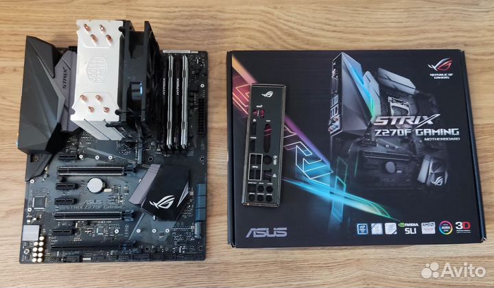 Комплектующие для пк: i7 7700k, Мат. пл, озу и SSD