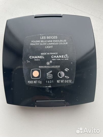 Chanel les beiges пудра с сиянием