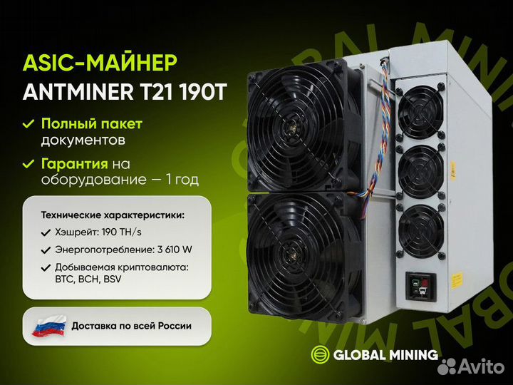 Antminer T21 190T