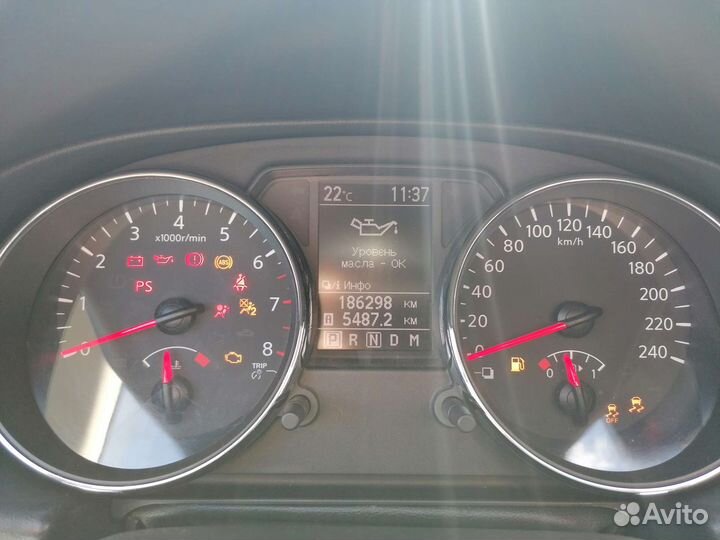 Nissan Qashqai 2.0 CVT, 2010, 186 000 км