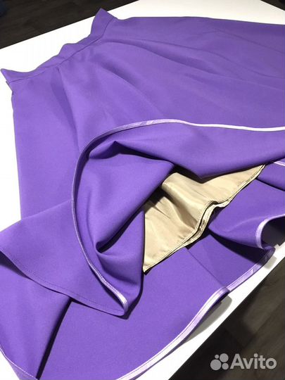 Юбка солнце сиреневая