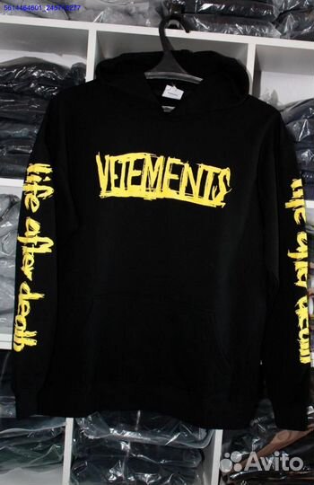 Худи Vetements oversize black (Арт.33668)