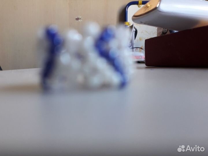 Кольцо из бисера ручной работы