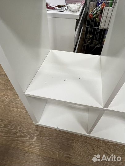 Стеллаж IKEA каллакс 16 ячеек 146,5 х 39 см