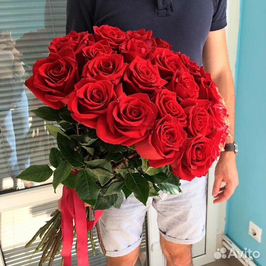 Цветы розы букет