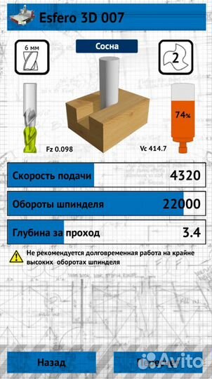 Программа для смартфона: калькулятор чпу