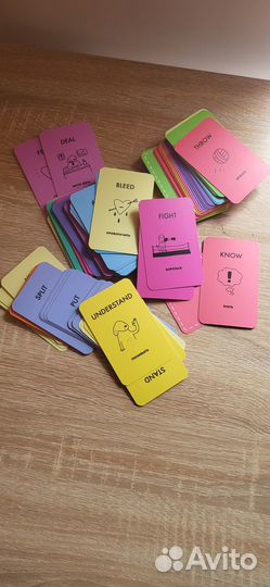 Карточки для запоминания неправильных глаголов