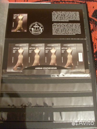 Почтовые марки Литвы (Годовой набор 2015)