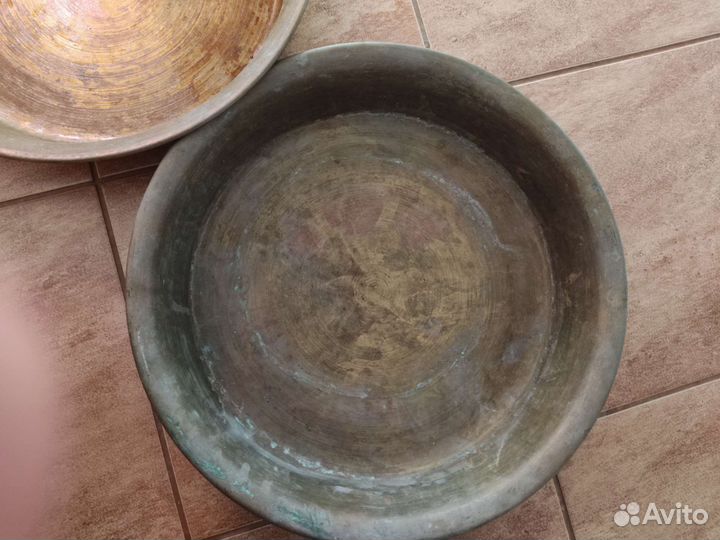 Медные (латунные) тазы