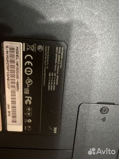 Ноутбук samsung np355v5c