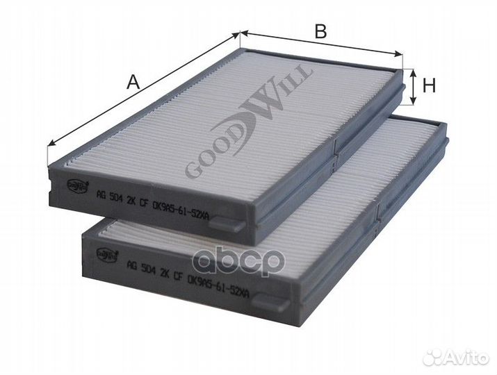 Фильтр салона KIA Spectra