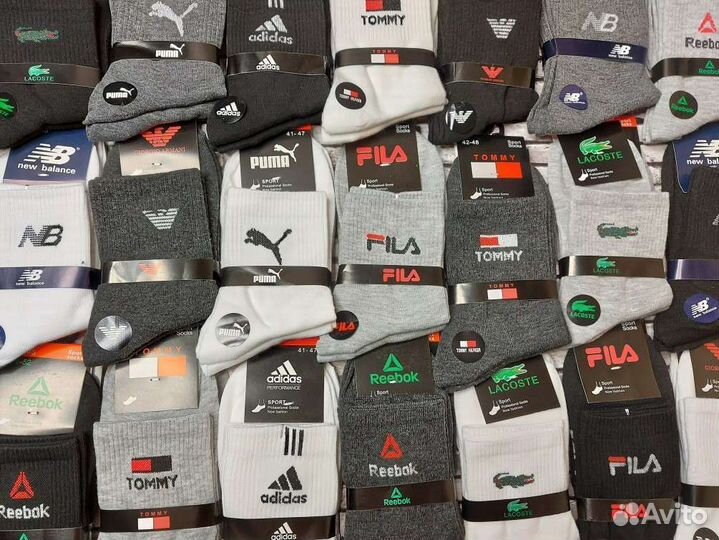 Носки Nike Adidas Puma Reebok