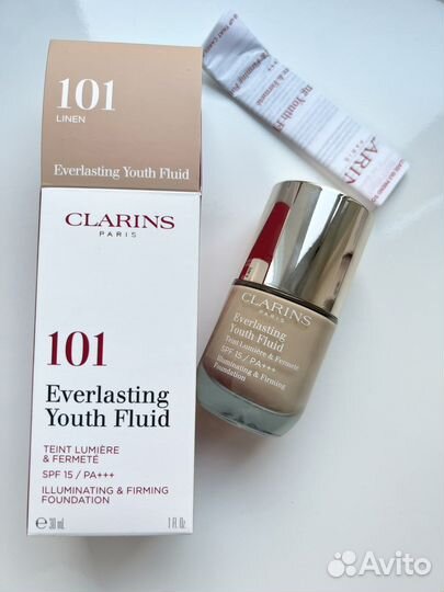 Крем тон Clarins Everlasting Youth Fluid 101,108.5
