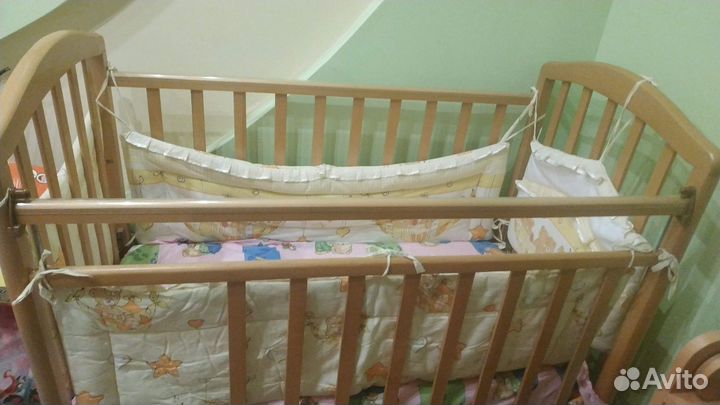 Детская кроватка для малыша новорожденного бу