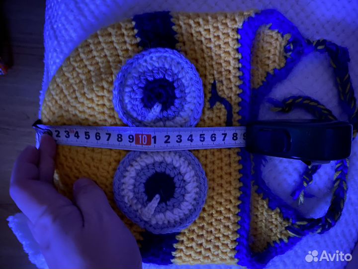 Шапка вязаная миньон