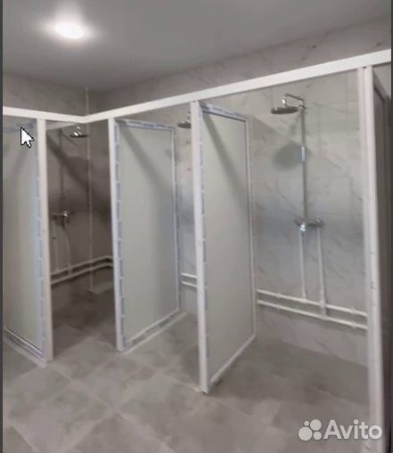 Перегородки для душа пвх