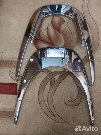 Спойлер в сборе хром хвост Honda Joker 50 90