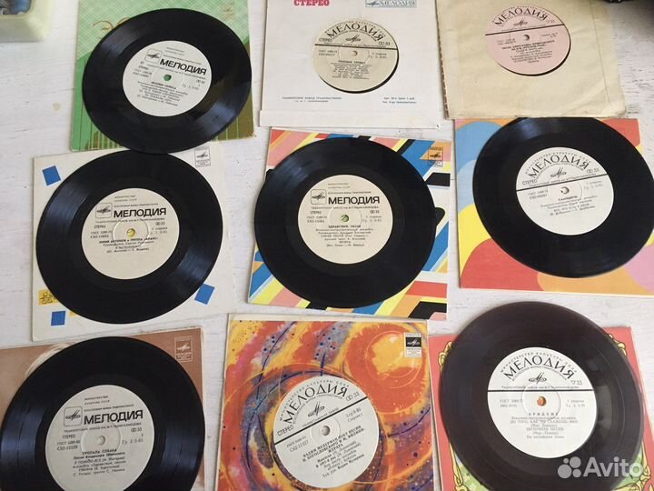 Грампластинки малышки СССР