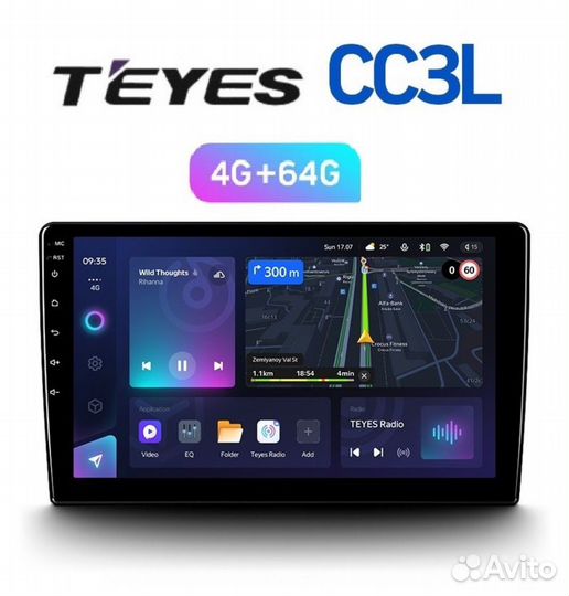 Teyes CC3 4/64 андройд на любой автомобиль