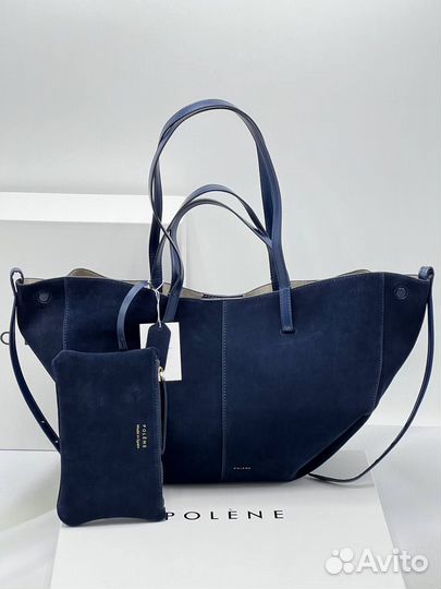 Сумка polene замшевая