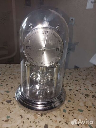 Часы винтаж,Янтарь,Hermle,зеркало СССР