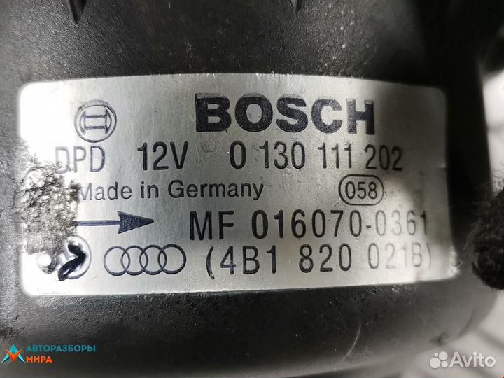 Моторчик печки Audi A6 4B/C5 2001 4B1820021B