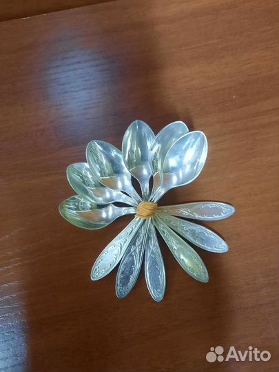 Чайные ложки из мельхиора СССР