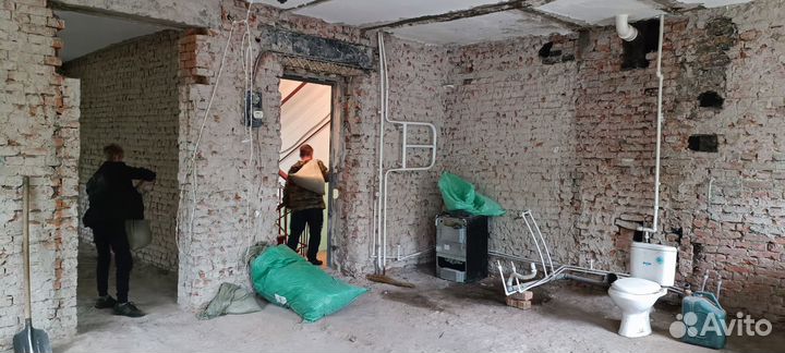 Демонтаж квартиры, демонтажные работы,вывоз мусора