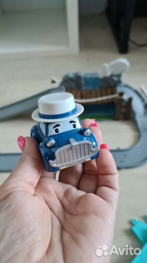 Набор Поли Робокар мост