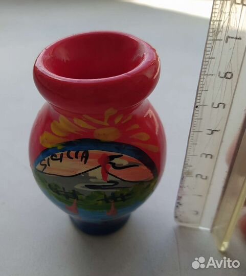 Маленькая вазочка керамика