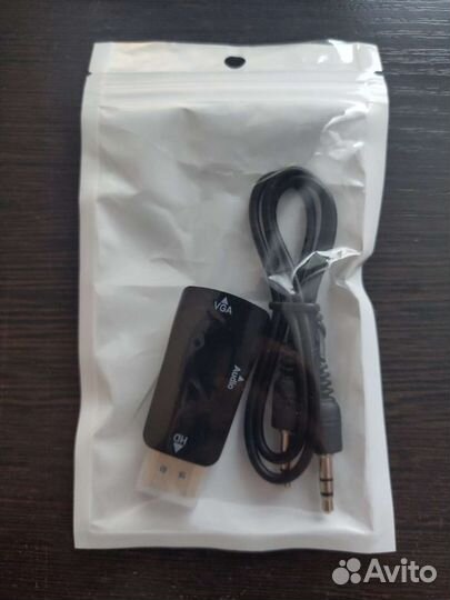 Новый Переходник hdmi на VGA + AUX