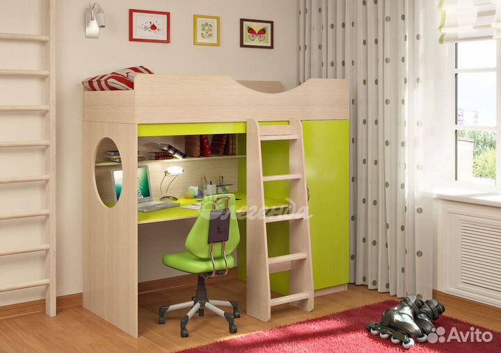 Кровать чердак