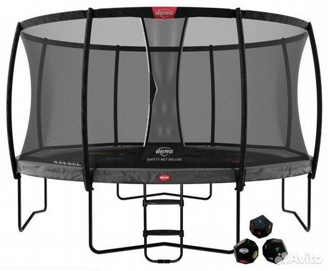 Батут Berg Champion Regular 430 Grey Levels с сетк