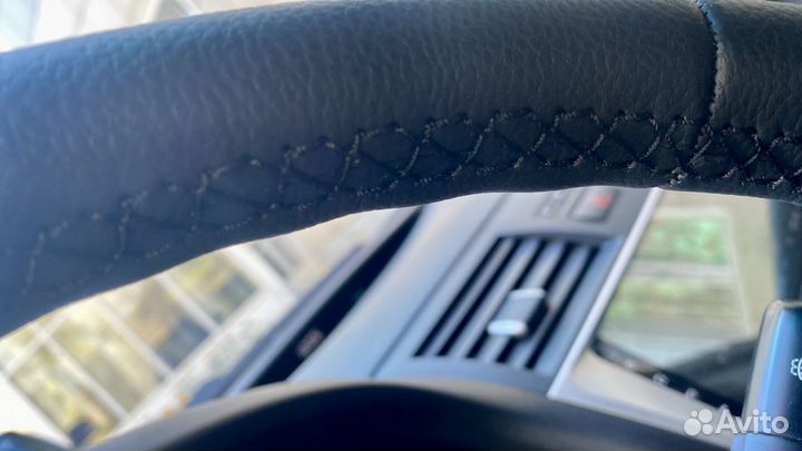 Перетяжка руля из эко кожи