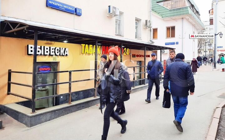 Стрит-ритейл у метро Бауманская