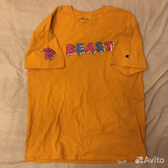 Mr.Beast x Champion футболка оригинал