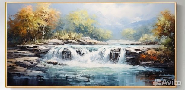 Интерьерная картина маслом на холсте Шедевр