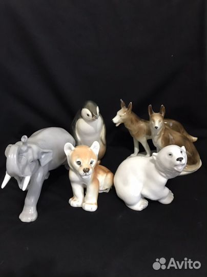 Статуэтки фарфоровые, гипсовые СССР