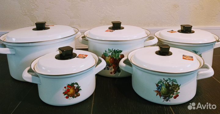 Набор кастрюль СССР новый