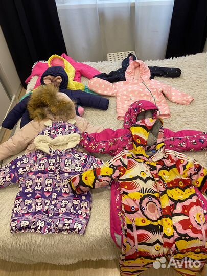 Вещи пакетом на девочку 86-104