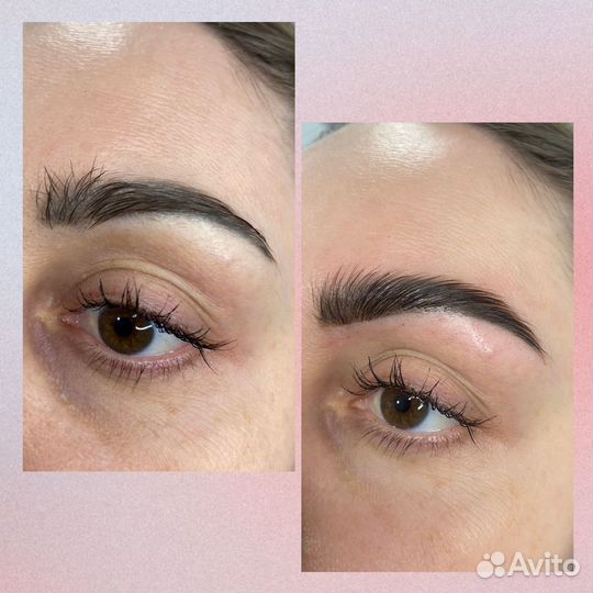 Брови, ламинирование бровей и ресниц
