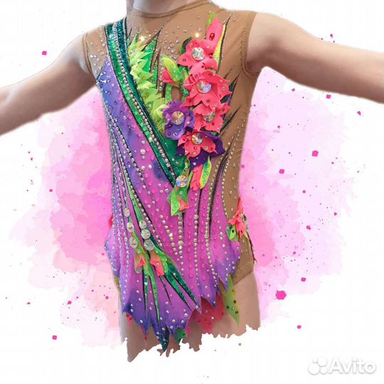 Купальник для художественной гимнастики 115- 120