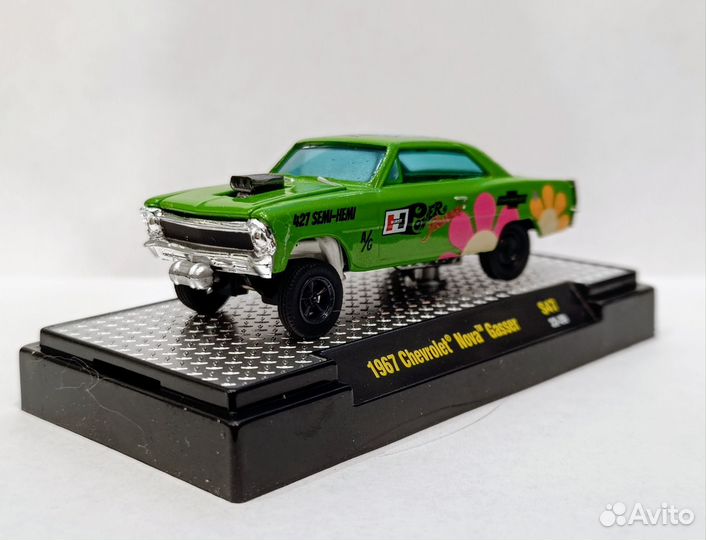 Модель 1967 Chevrolet Nova Gasser M2 Machines 1:64