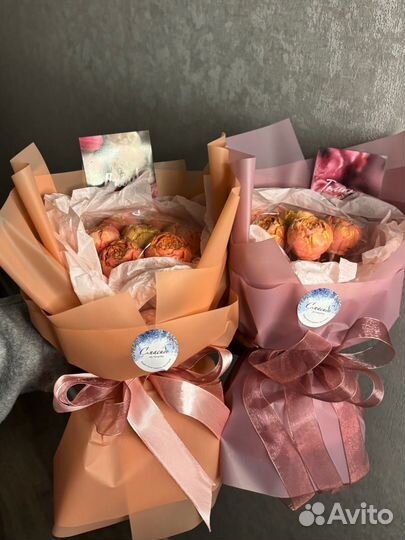 Белый шоколад букеты