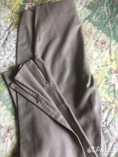 Кожаные брюки zara разм.L